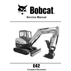 Bobcat - instrukcje napraw - schematy - DTR - service manuals - Bobcat E42